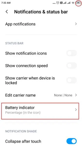 Xiaomi Redmi Note 4 - How to Change Batter Indicator to Percentage and Graphical 7 xiaomi redmi note 4 battery indicator percentage 338x600 1