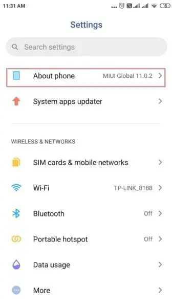 settings redmi note 4 about phone 338x600 1