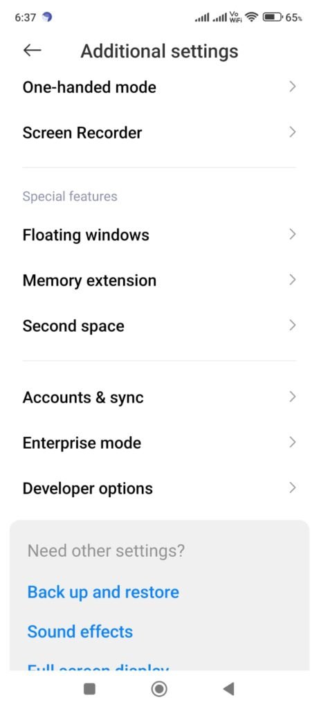 xiaomi-bloatware-removal-tool-guide developer options